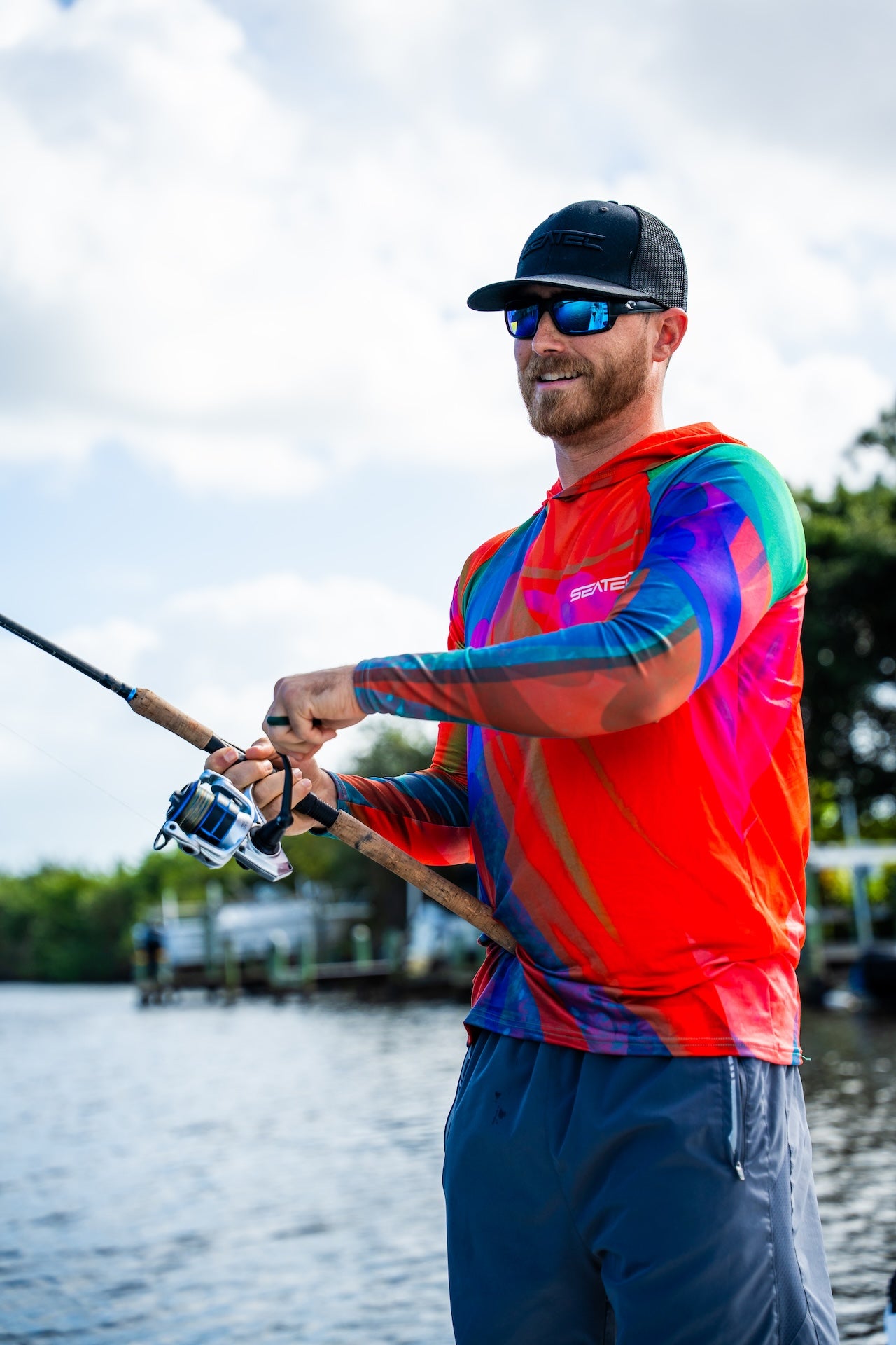 MEN'S SPORT TEC | BIRD OF PARADISE | HOODED