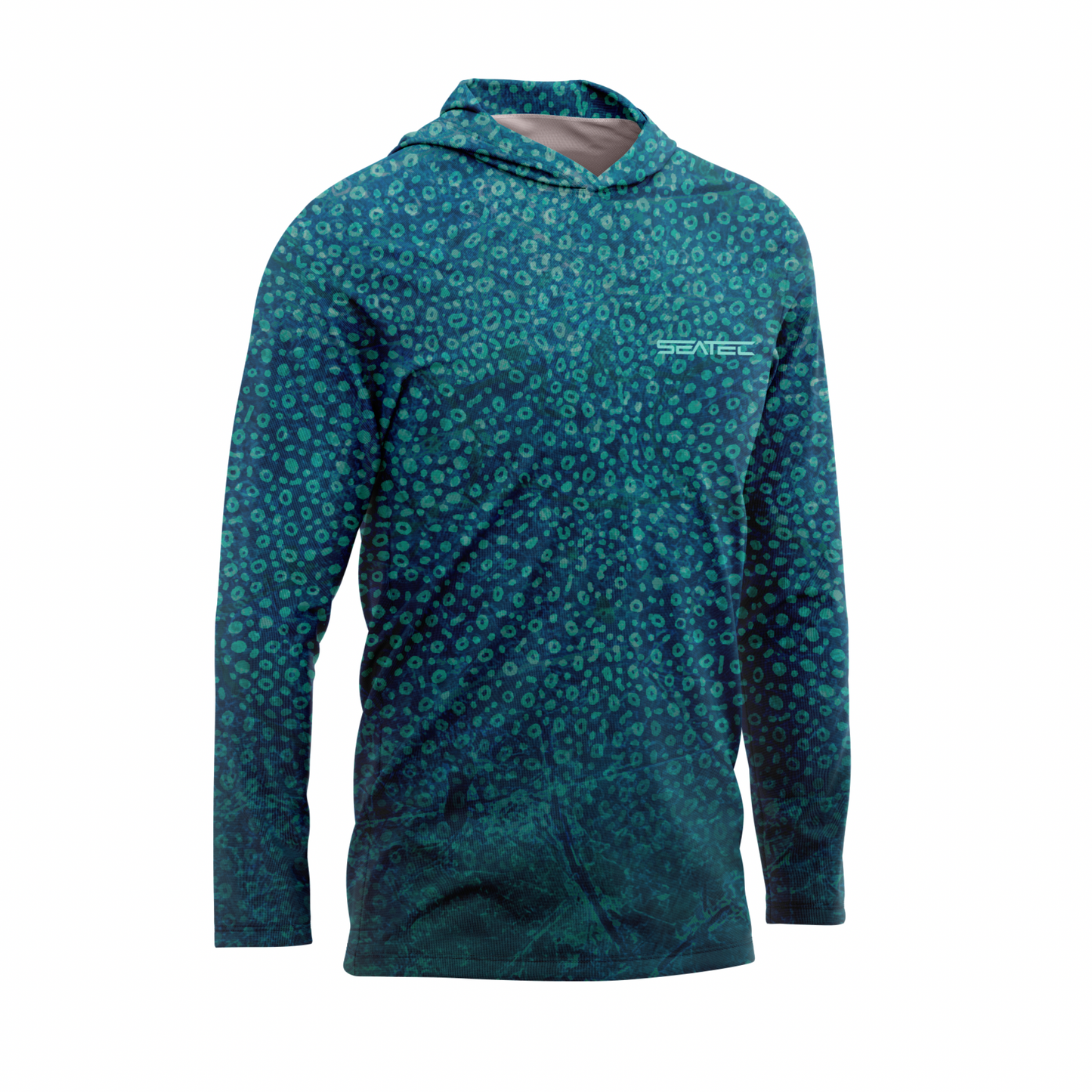 Eagle Ray Men's Hooded Performance Shirt – Lightweight, moisture-wicking fishing shirt for active outdoor use with UPF sun protection