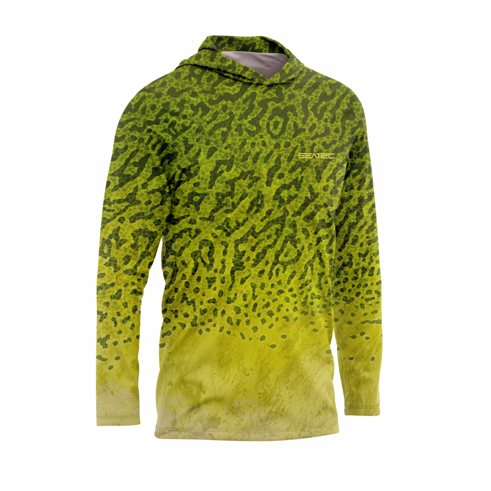 Moray Eel Men's Hooded Performance Shirt – Lightweight, moisture-wicking fishing shirt for active outdoor use with UPF sun protection