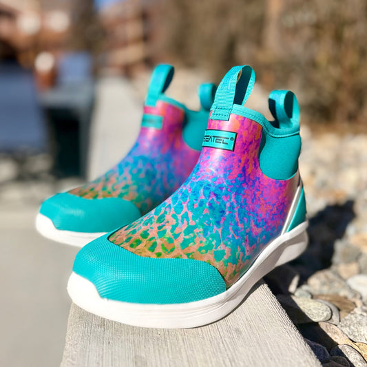 Seatec Elite waterproof ankle deck boot with flexible molded sole and neoprene lining for all-day comfort and marine performance