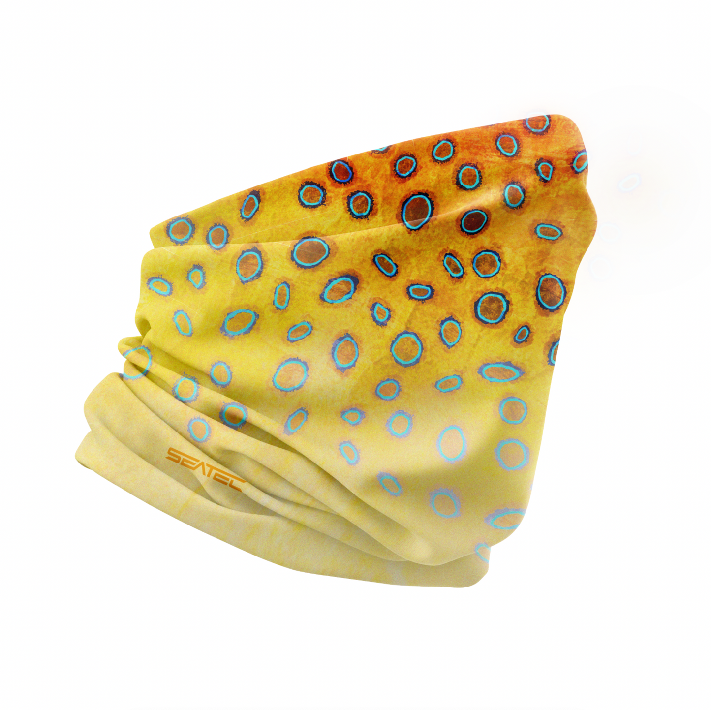 SEATEC Blue Ringed Octopus Shield – UPF 50+ performance fishing face shield with moisture-wicking and 4-way stretch”