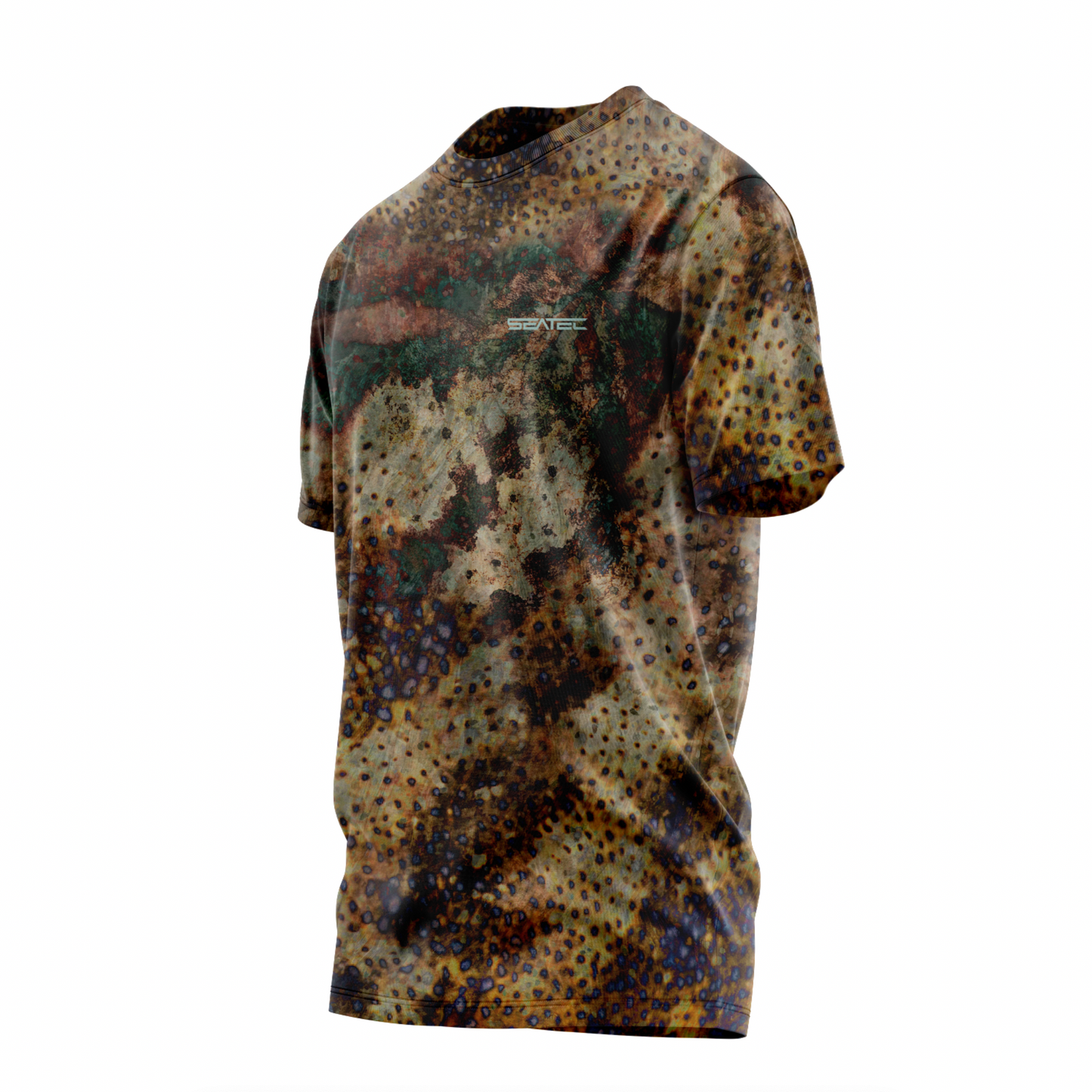 Goliath Men's Crew Performance Short Sleeve Shirt – Lightweight, moisture-wicking fishing shirt for active outdoor use with UPF sun protection