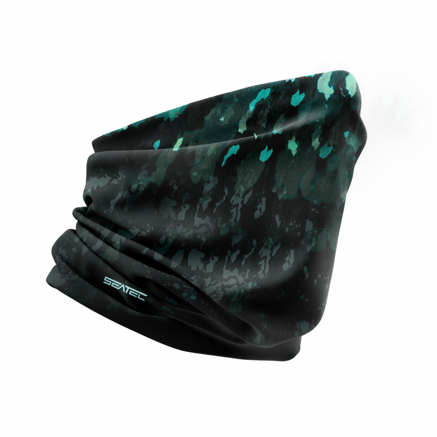 SEATEC Snakhead Shield – UPF 50+ performance fishing face shield with moisture-wicking and 4-way stretch”