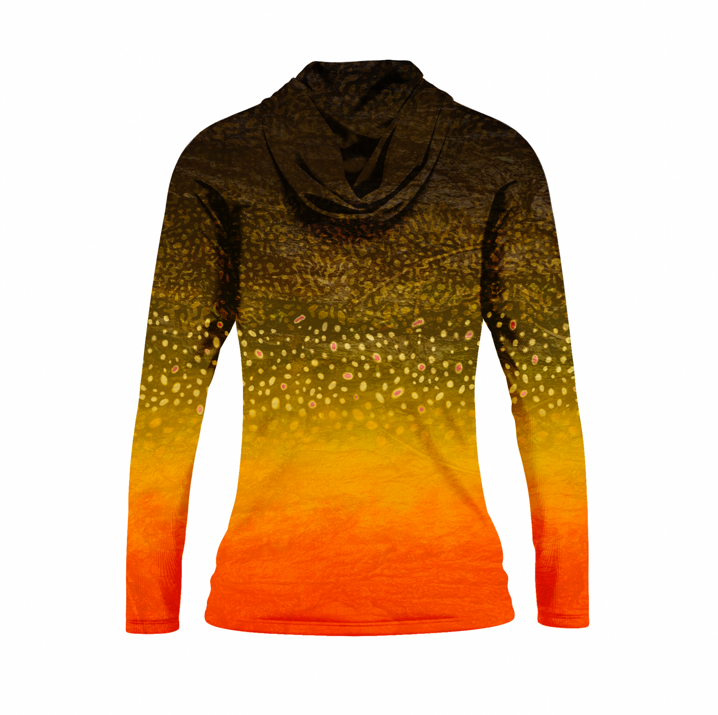 Seatec Women's Brook Trout Hooded Performance Shirt – Lightweight, moisture-wicking fishing shirt for active outdoor use with UPF sun protection