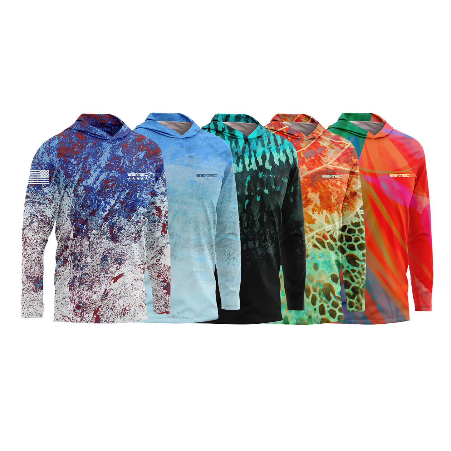 Tropical 5 Hooded Sport Tec Long Sleeve Bundle – Men's