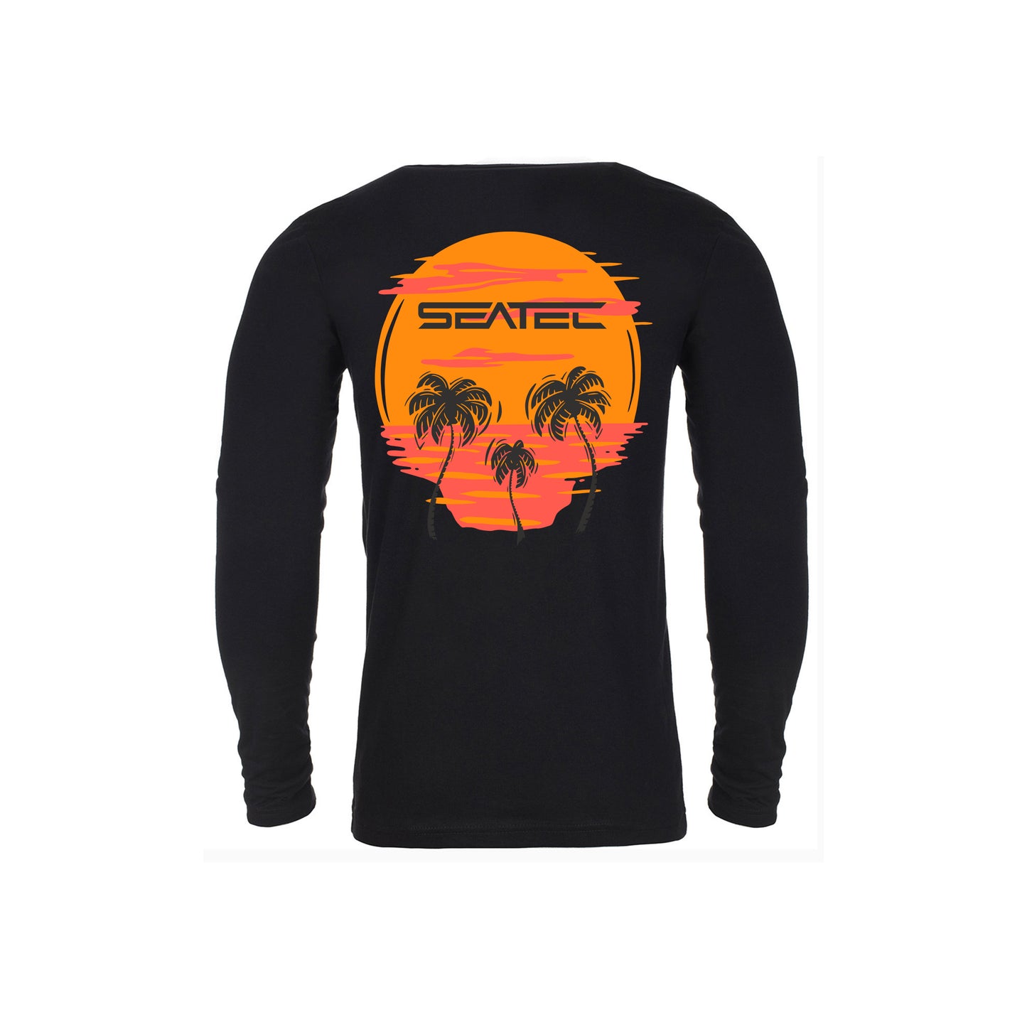 paradise long sleeve skull back shirt