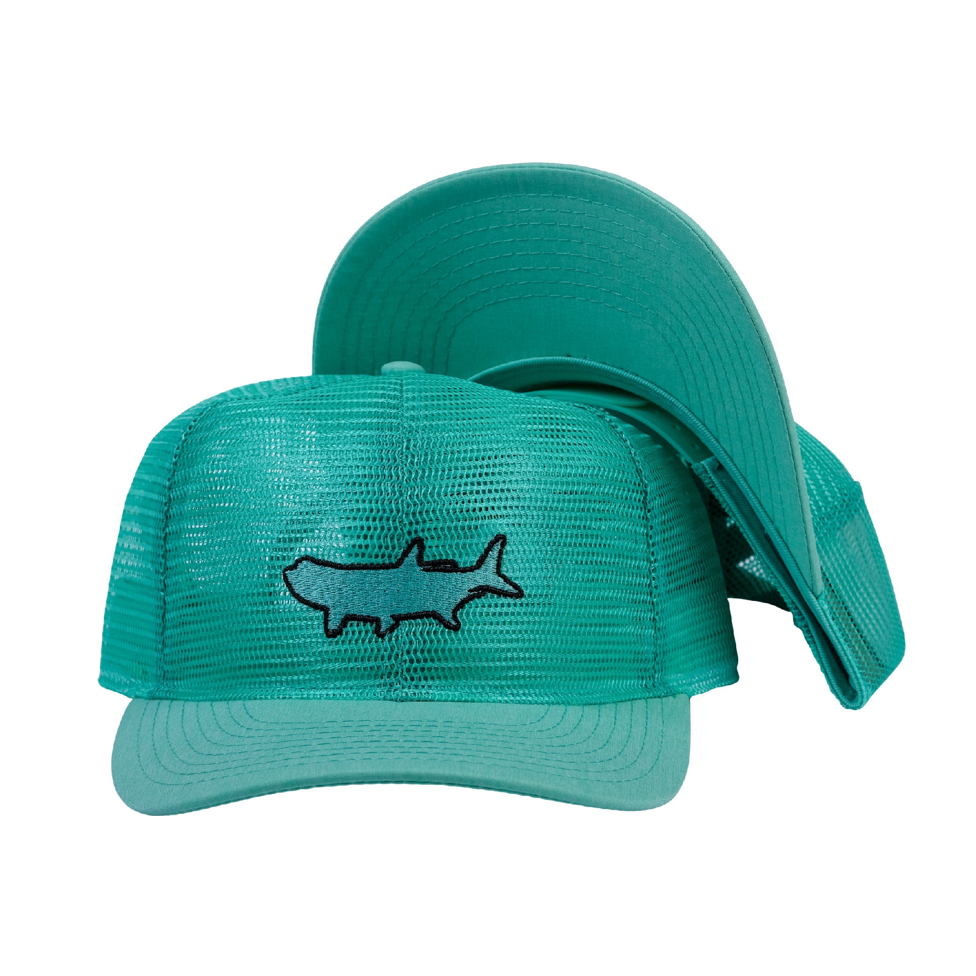 Seatec Outfitters Tarpon Cast Net Mesh Snapback Cap, Tri Tec Performance Headwear
