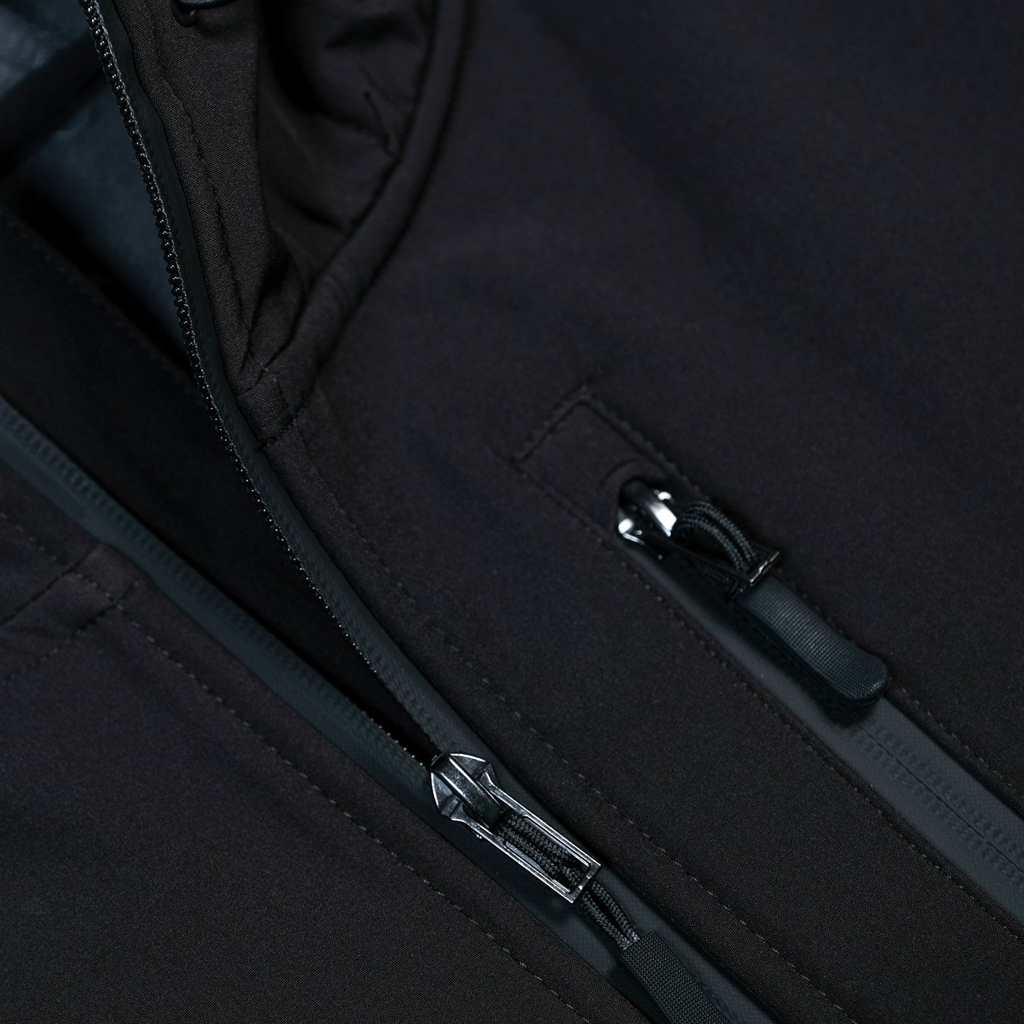 front zip poly tec soft shell jacket for men