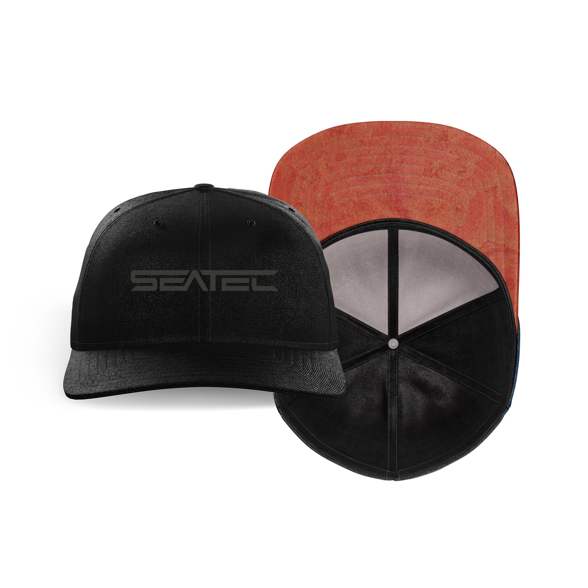 Seatec Outfitters White Marlin Mesh Snapback Cap, Tri Tec Performance Headwear