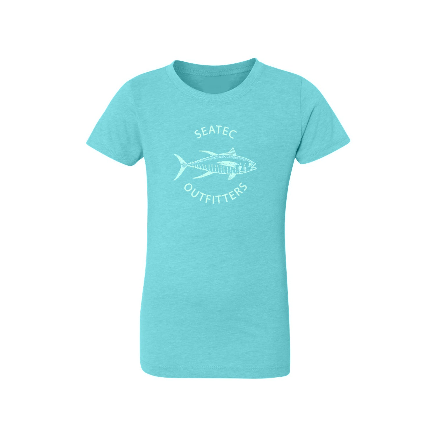 tuna girls fishing short sleeve t-shirt