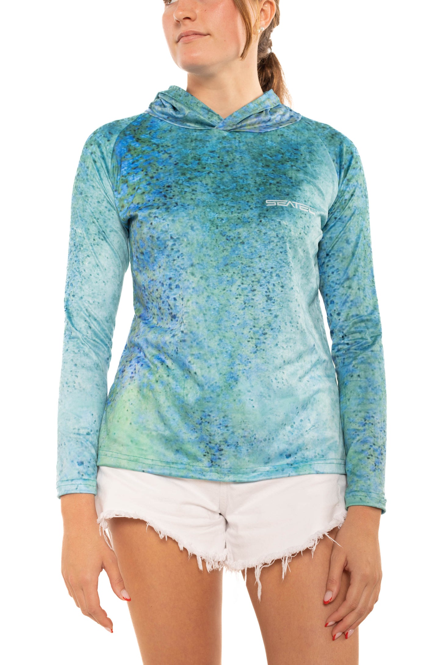 WOMEN'S SPORT TEC | BLUE TREVALLY | HOODED