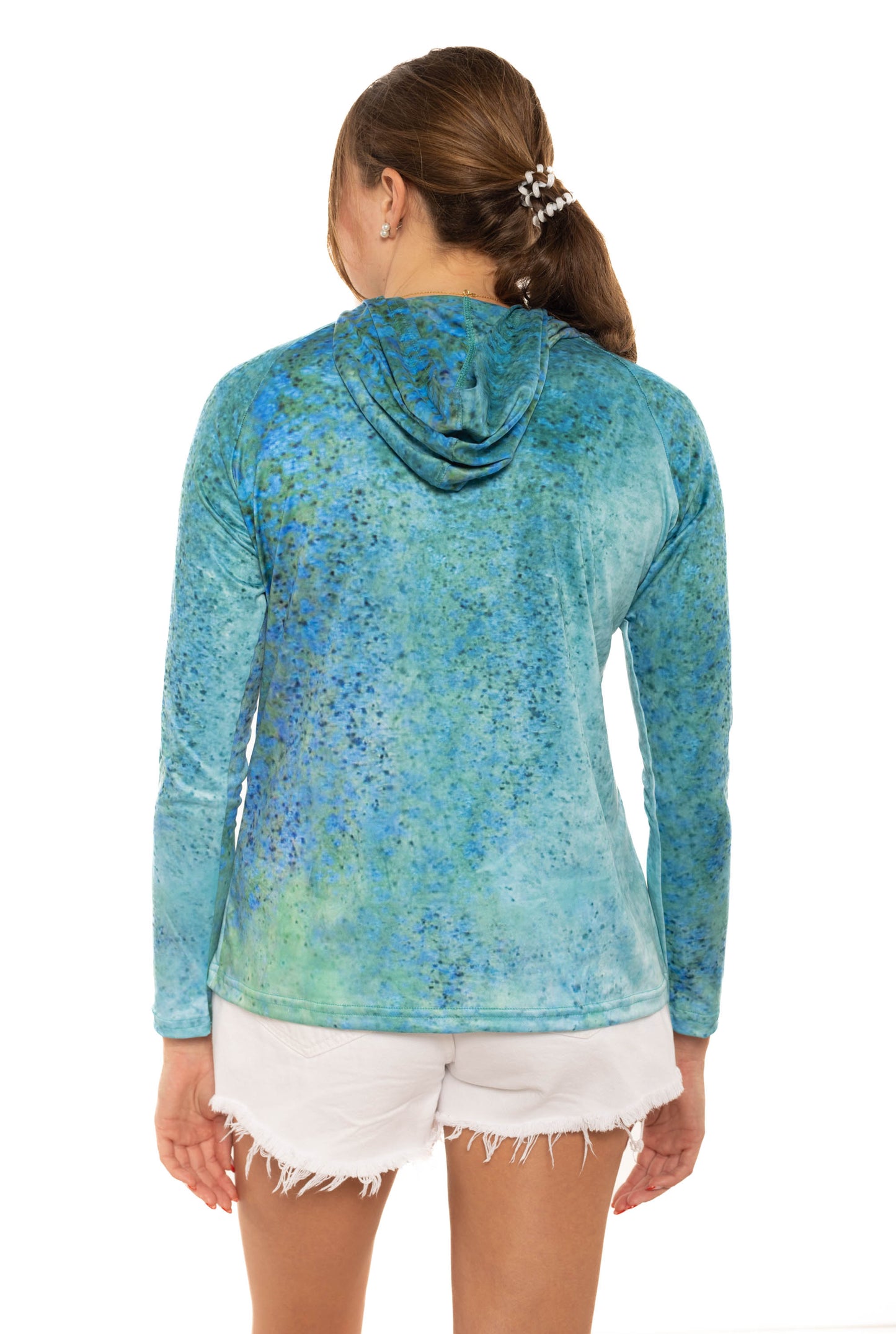 WOMEN'S SPORT TEC | BLUE TREVALLY | HOODED