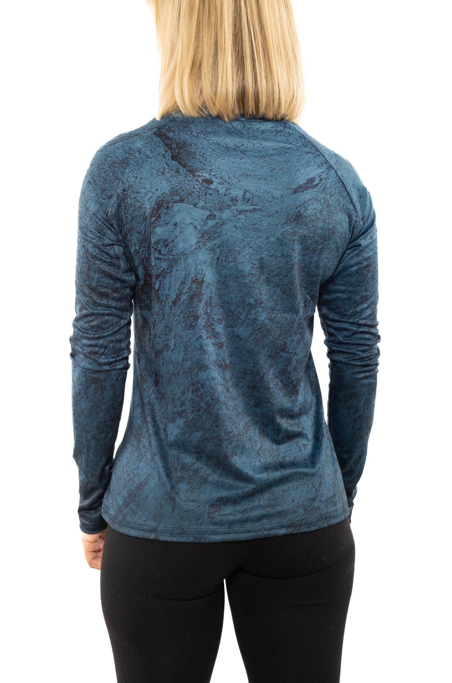 WOMEN'S SPORT TEC | OCEAN CAMO | V NECK