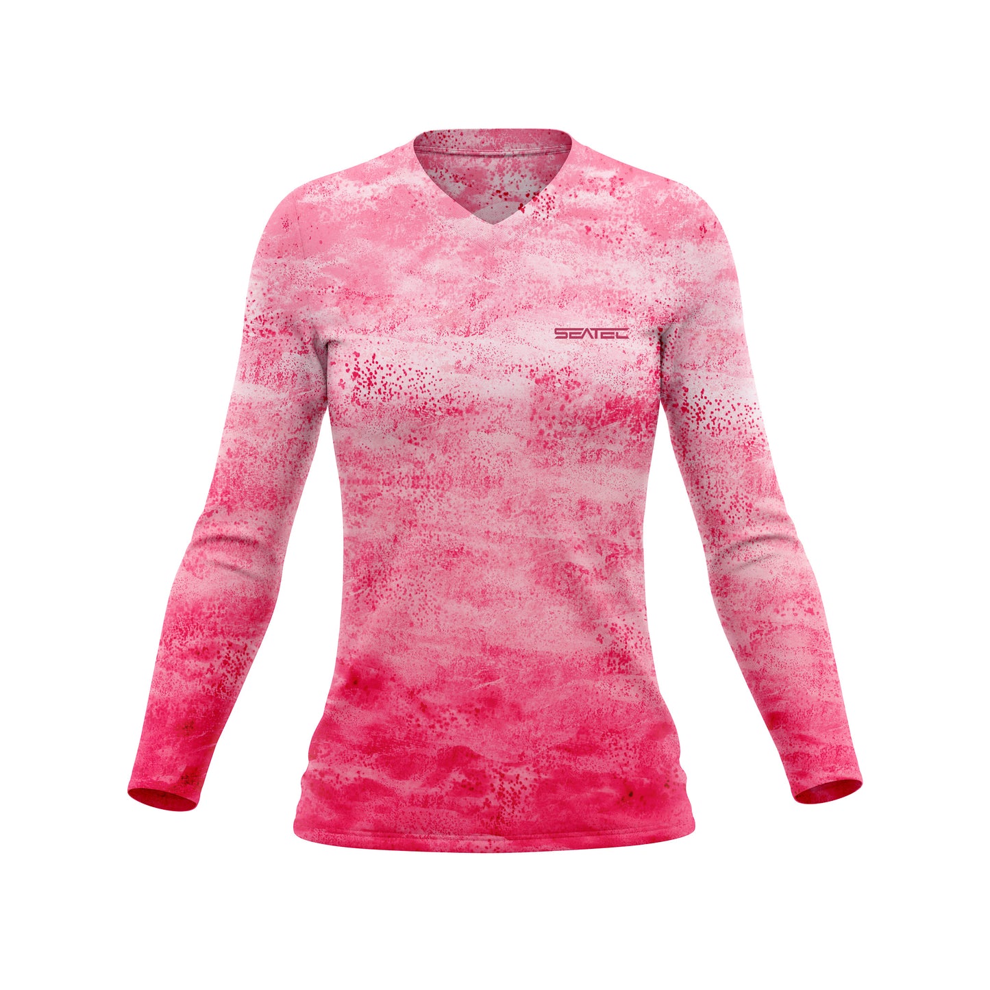 WOMEN'S SPORT TEC | PINK MAHI | V NECK