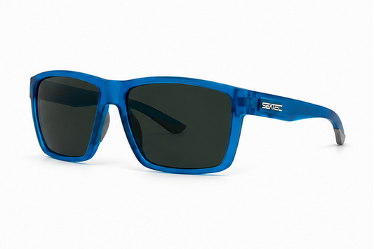Laguna Polarized Matte Blue Sunglasses