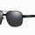Biscayne Polarized Chrome & Black Sunglasses