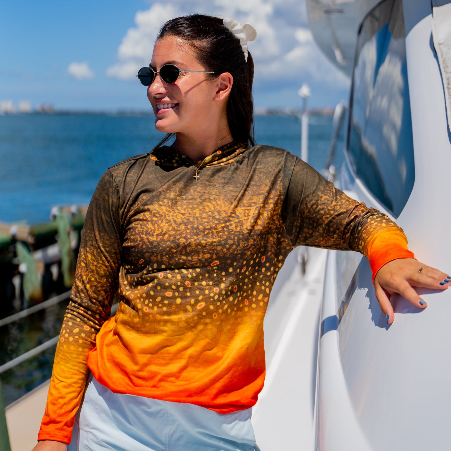 WOMEN'S SPORT TEC | BROOK TROUT | HOODED