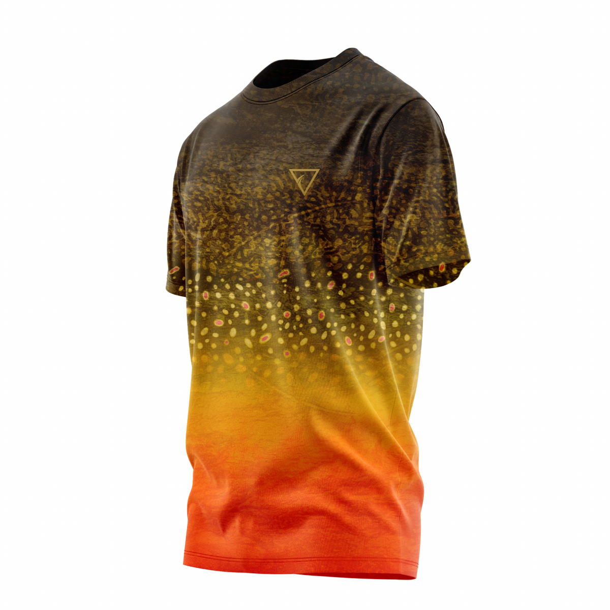 26SS Brook Jump Trout S/S TEE 黒 XLサイズ Seatec Brook Trout Sport Tec Crew Performance Sun Shirt, Short