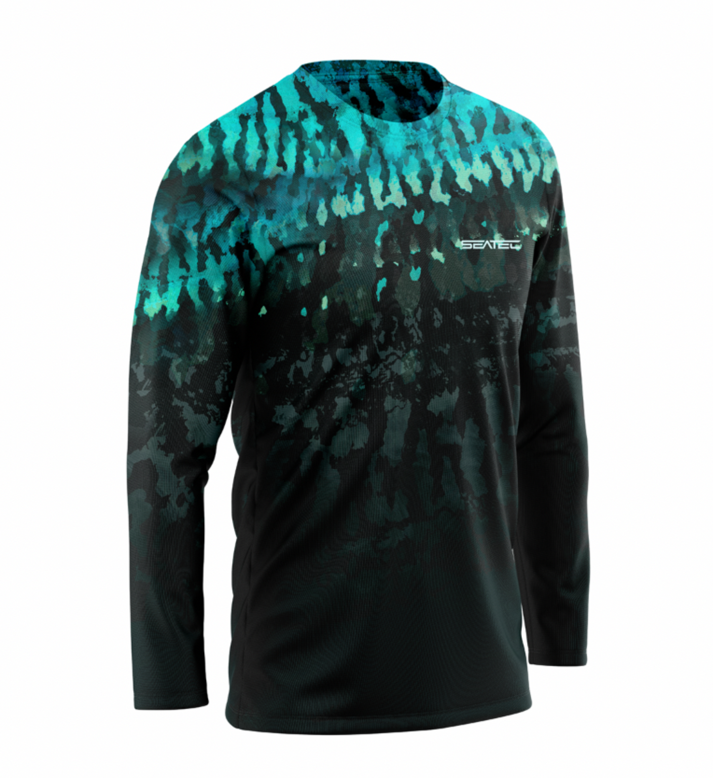 Snakehead Men's Crew Performance Shirt – Lightweight, moisture-wicking fishing shirt for active outdoor use with UPF sun protection