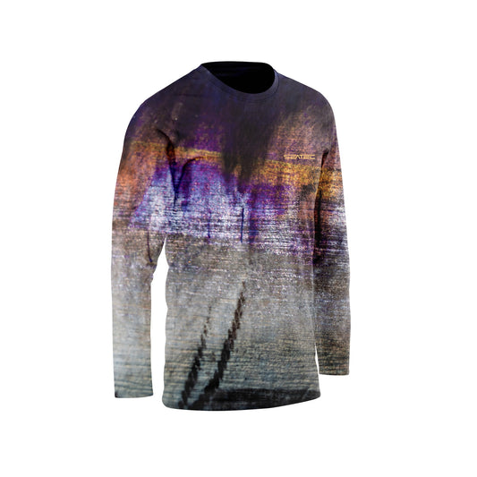 Swordfish Men's Crew Sport Tec Performance Shirt – Lightweight, moisture-wicking fishing shirt for active outdoor use with UPF sun protection