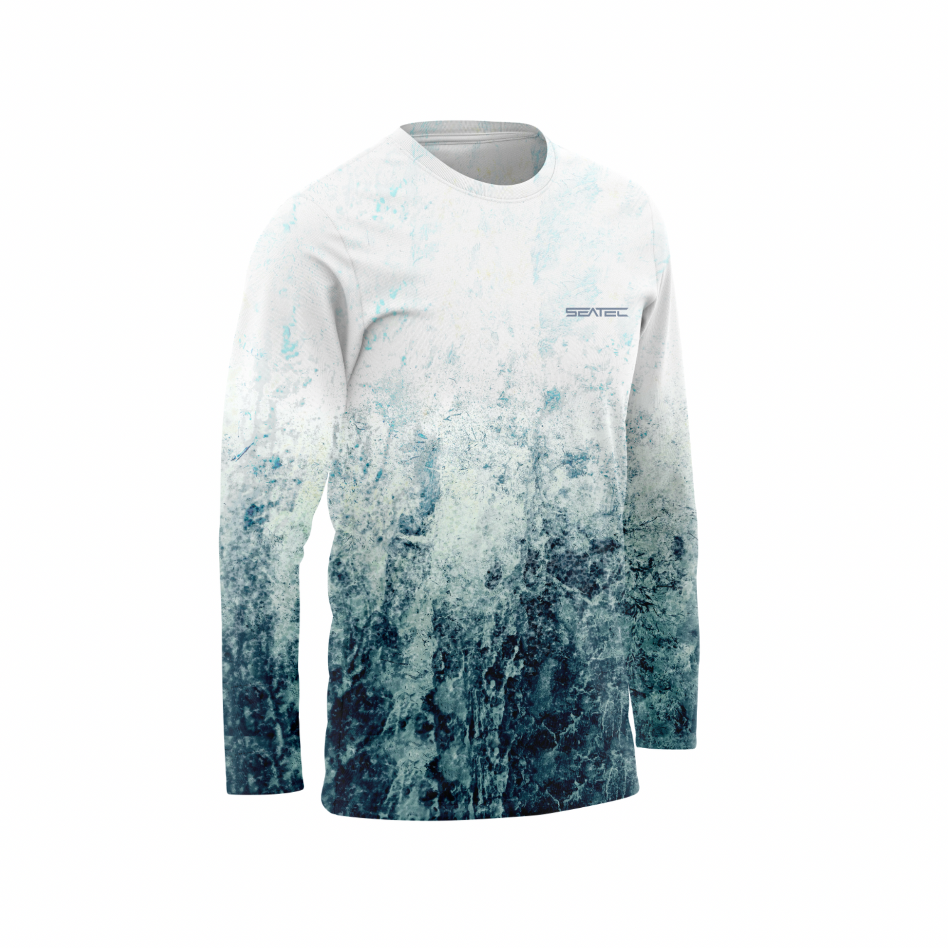 Whitecap  Men's Crew Sport Tec Performance Shirt – Lightweight, moisture-wicking fishing shirt for active outdoor use with UPF sun protection