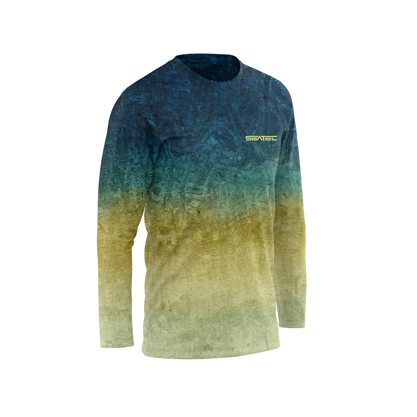 Yellowfin Tuna  Men's Crew Sport Tec Performance Shirt – Lightweight, moisture-wicking fishing shirt for active outdoor use with UPF sun protection