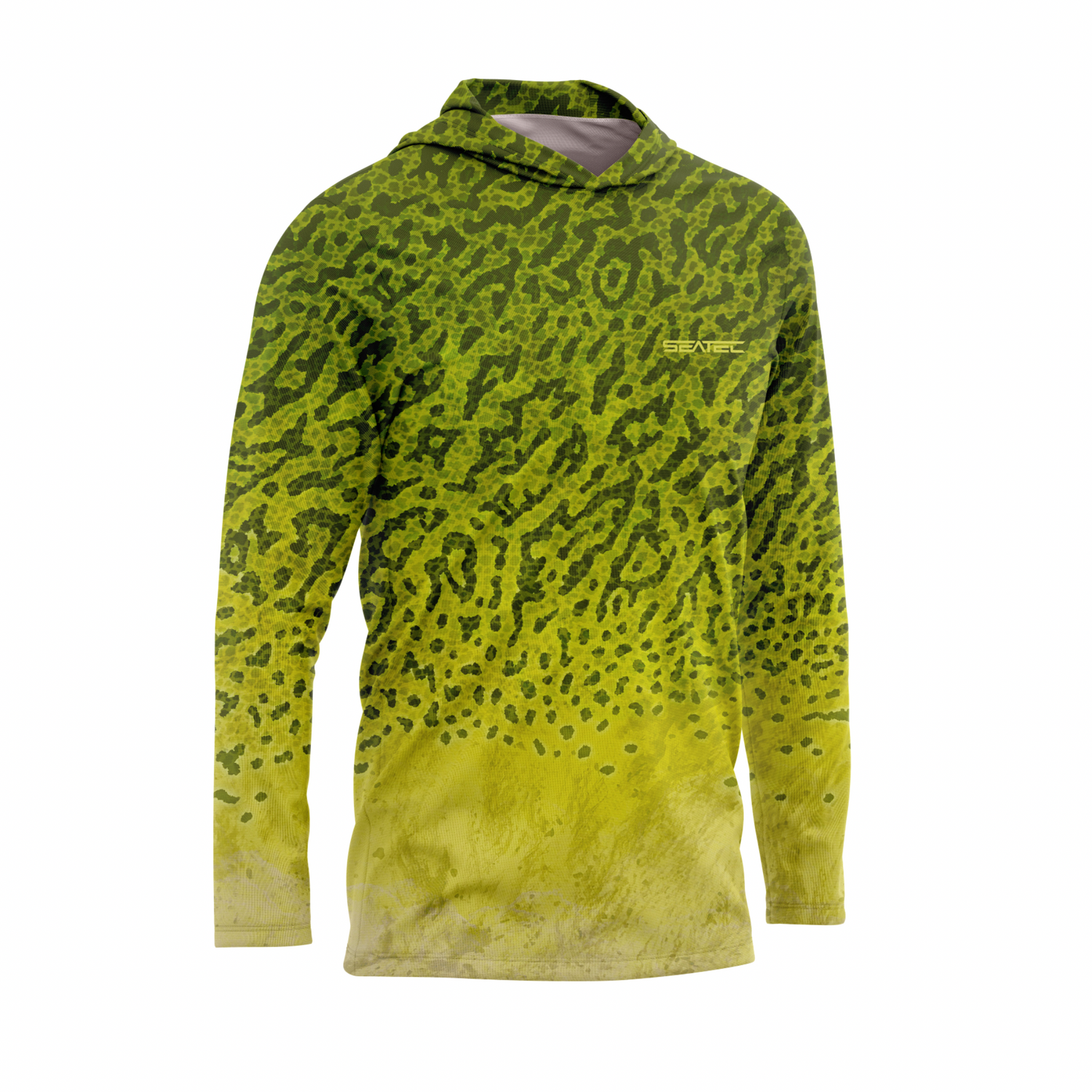 Moray Eel Men's Hooded Performance Shirt – Lightweight, moisture-wicking fishing shirt for active outdoor use with UPF sun protection