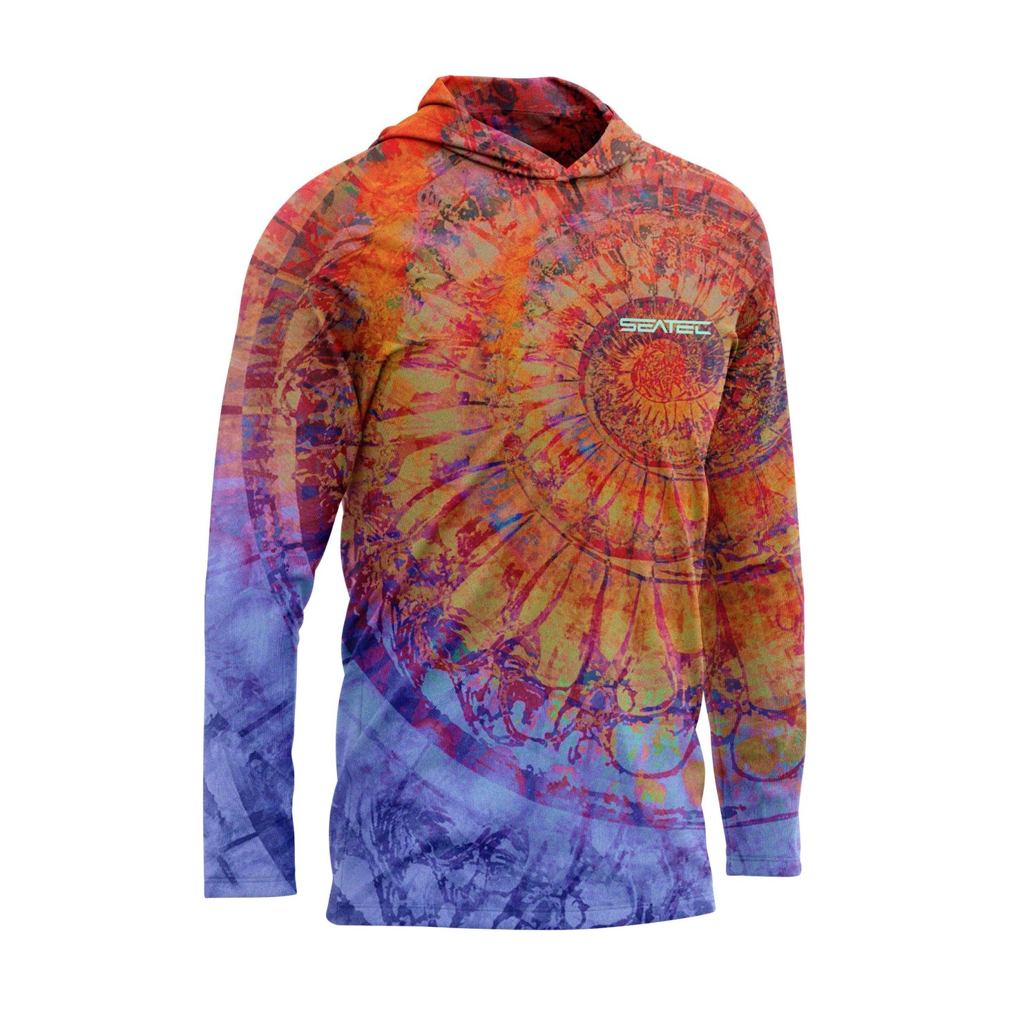 Nautilus Men's Hooded Performance Shirt – Lightweight, moisture-wicking fishing shirt for active outdoor use with UPF sun protection