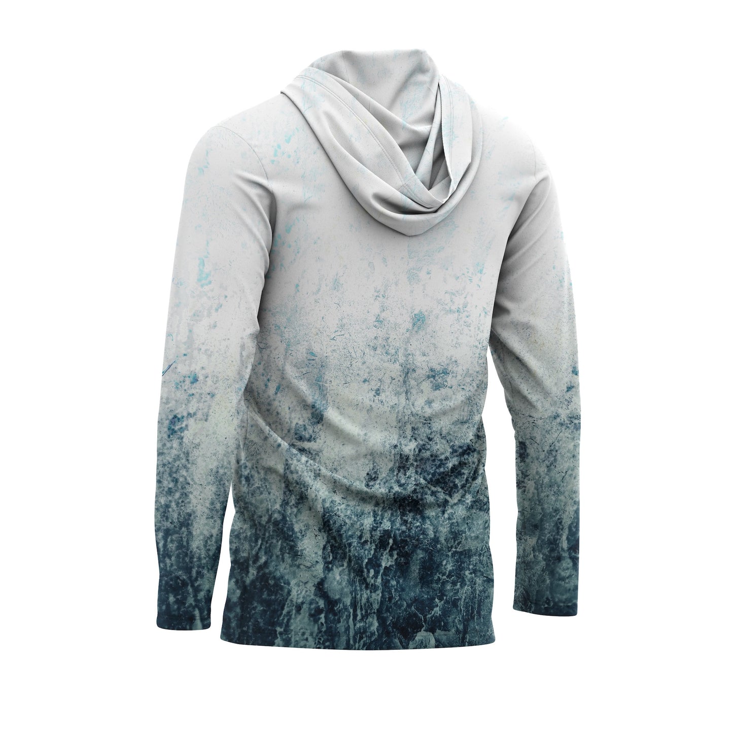 Whitecap Men's Hooded Performance Shirt – Lightweight, moisture-wicking fishing shirt for active outdoor use with UPF sun protection