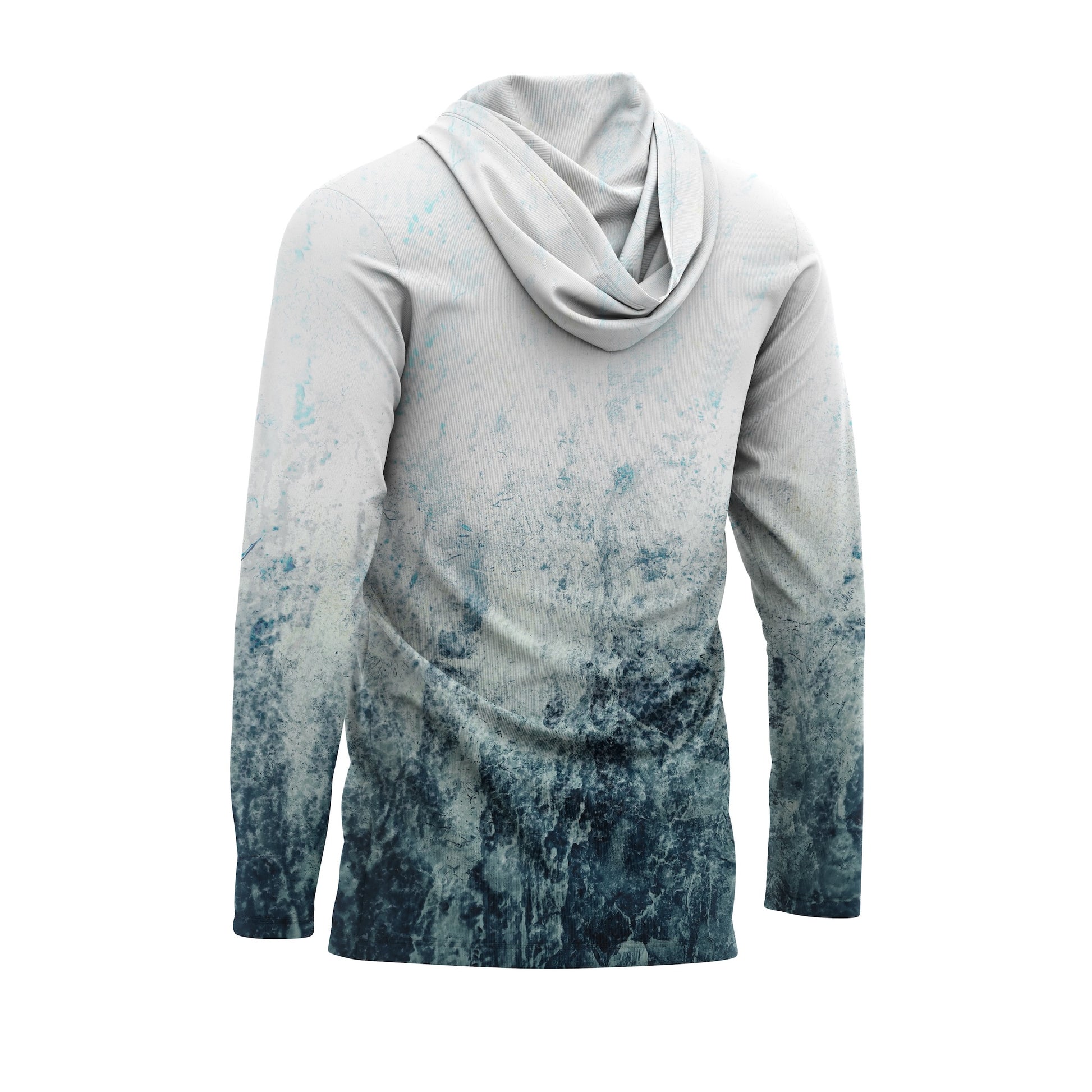 Whitecap Men's Hooded Performance Shirt – Lightweight, moisture-wicking fishing shirt for active outdoor use with UPF sun protection