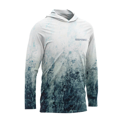 Whitecap Men's Hooded Performance Shirt – Lightweight, moisture-wicking fishing shirt for active outdoor use with UPF sun protection