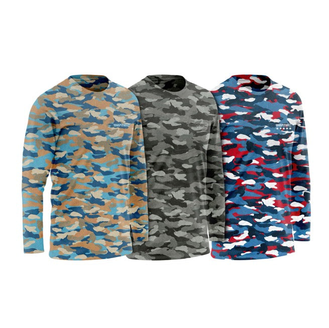 Camo Collection Sport Tec Crew Long Sleeve – Men's