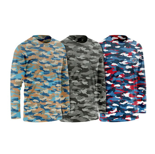 Camo Collection Sport Tec Crew Long Sleeve – Men's