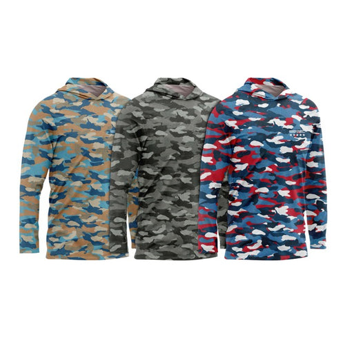 Camo Collection Sport Tec Hooded Long Sleeve – Men's