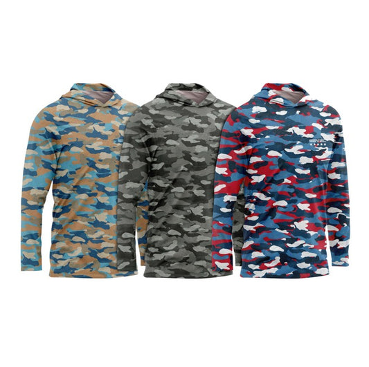 Camo Collection Sport Tec Hooded Long Sleeve – Men's