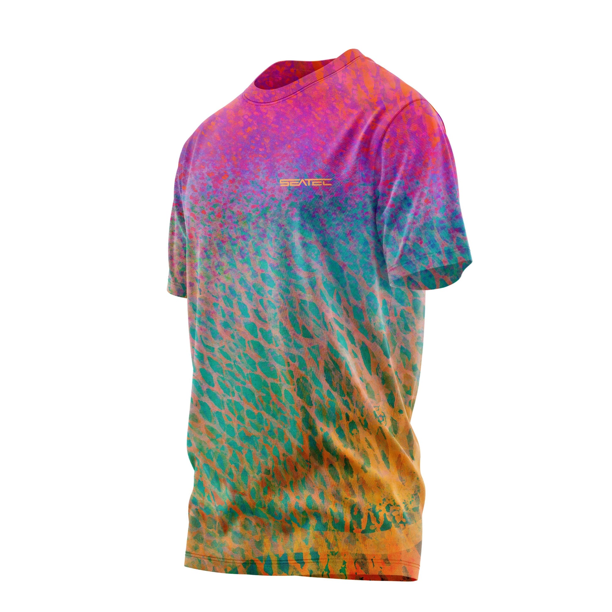 Parrotfish Men's Crew Performance Short Sleeve Shirt – Lightweight, moisture-wicking fishing shirt for active outdoor use with UPF sun protection