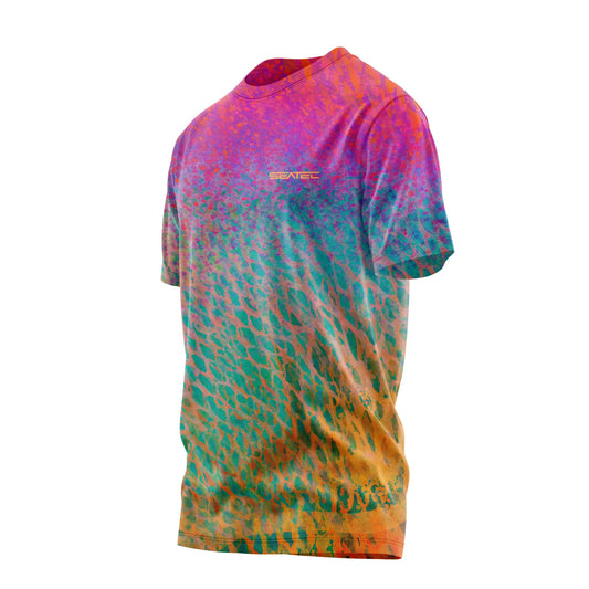 Parrotfish Men's Crew Performance Short Sleeve Shirt – Lightweight, moisture-wicking fishing shirt for active outdoor use with UPF sun protection