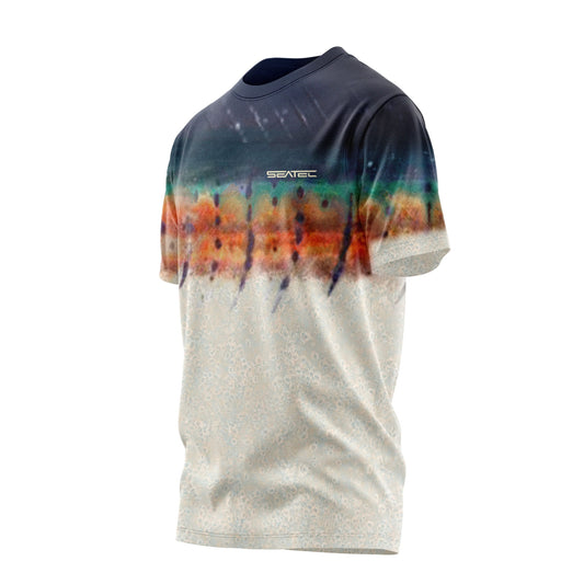 Sailfish Men's Crew Performance Short Sleeve Shirt – Lightweight, moisture-wicking fishing shirt for active outdoor use with UPF sun protection