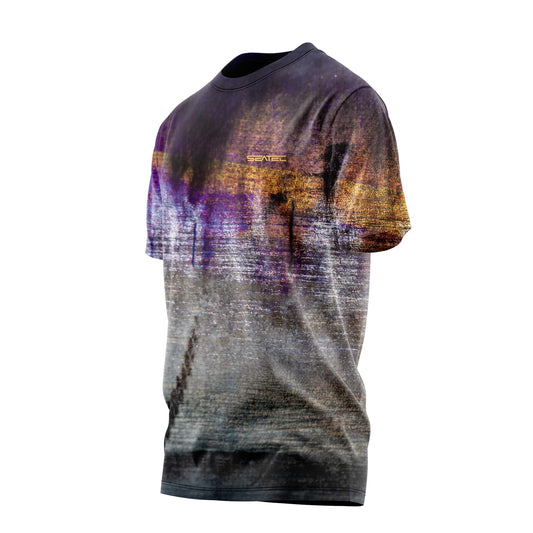 Swordfish Men's Crew Performance Short Sleeve Shirt – Lightweight, moisture-wicking fishing shirt for active outdoor use with UPF sun protection