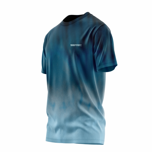 Wahoo Men's Crew Performance Short Sleeve Shirt – Lightweight, moisture-wicking fishing shirt for active outdoor use with UPF sun protection