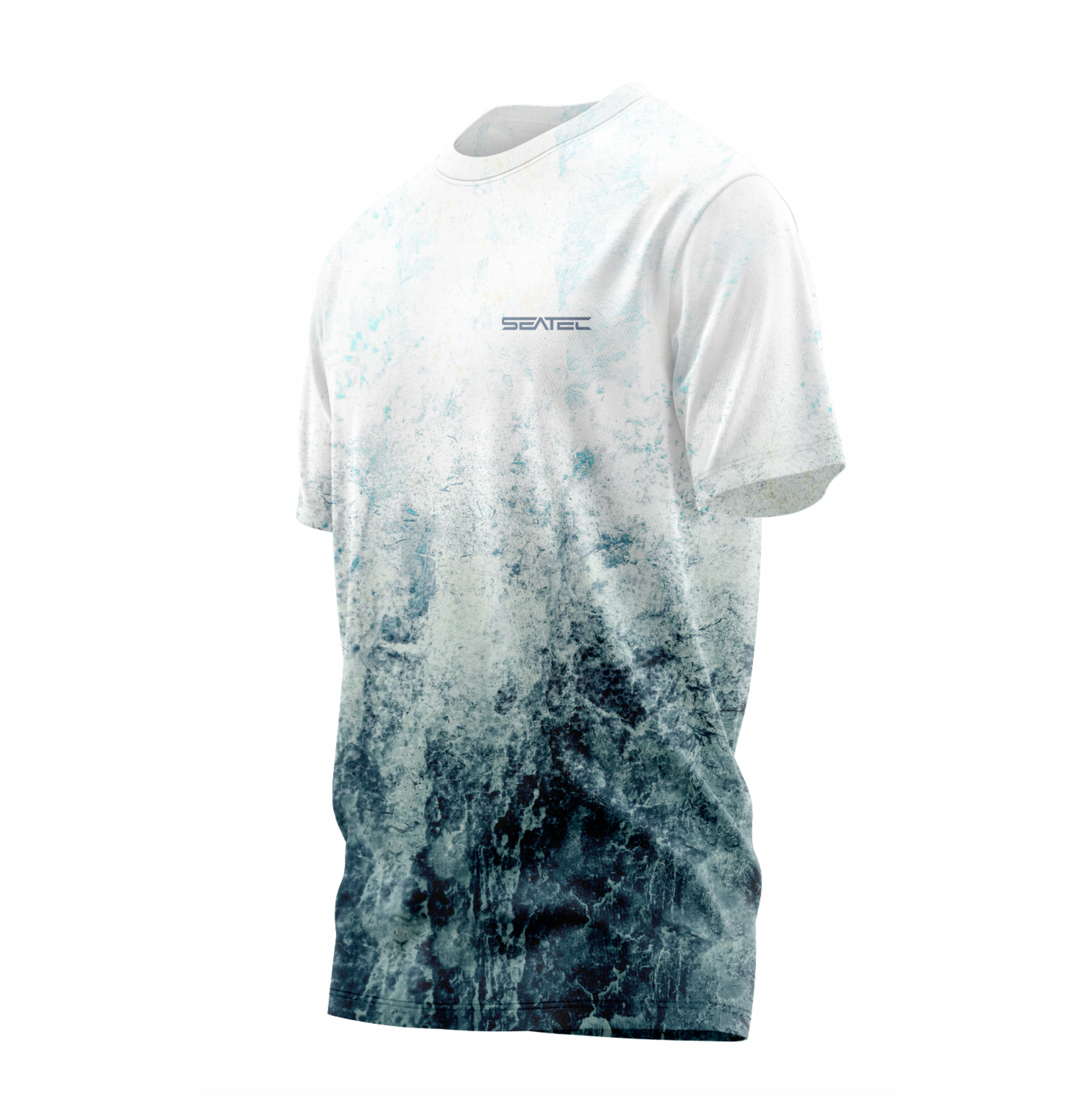 Whitecap Men's Crew Performance Short Sleeve Shirt – Lightweight, moisture-wicking fishing shirt for active outdoor use with UPF sun protection