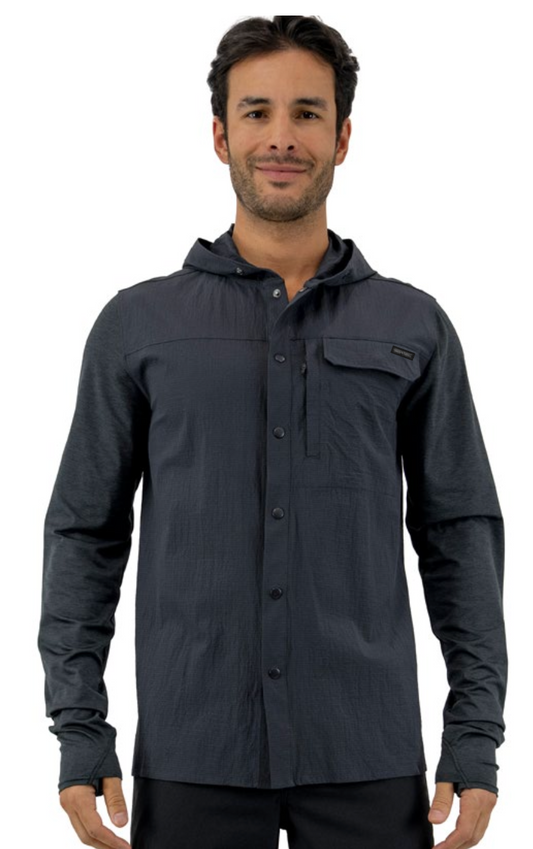 seatec mens cast performance fishing shirt lightweight stretch fishing button down with upf 50 sun protection