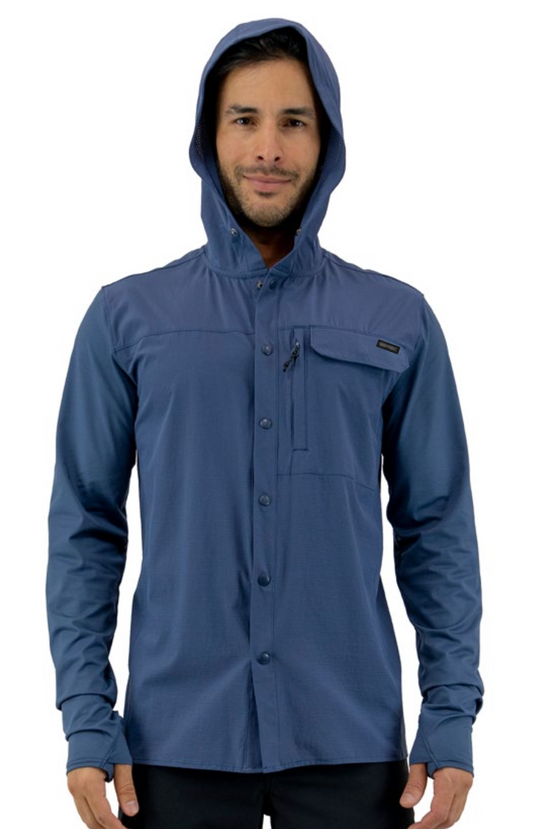 seatec mens cast performance fishing shirt lightweight stretch fishing button down with upf 50 sun protection