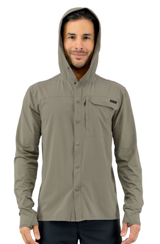 seatec mens cast performance fishing shirt lightweight stretch fishing button down with upf 50 sun protection