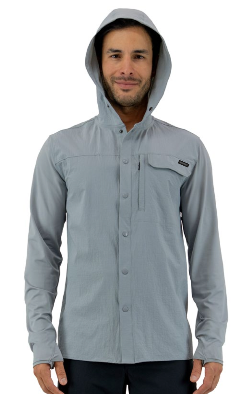 seatec mens cast performance fishing shirt lightweight stretch fishing button down with upf 50 sun protection