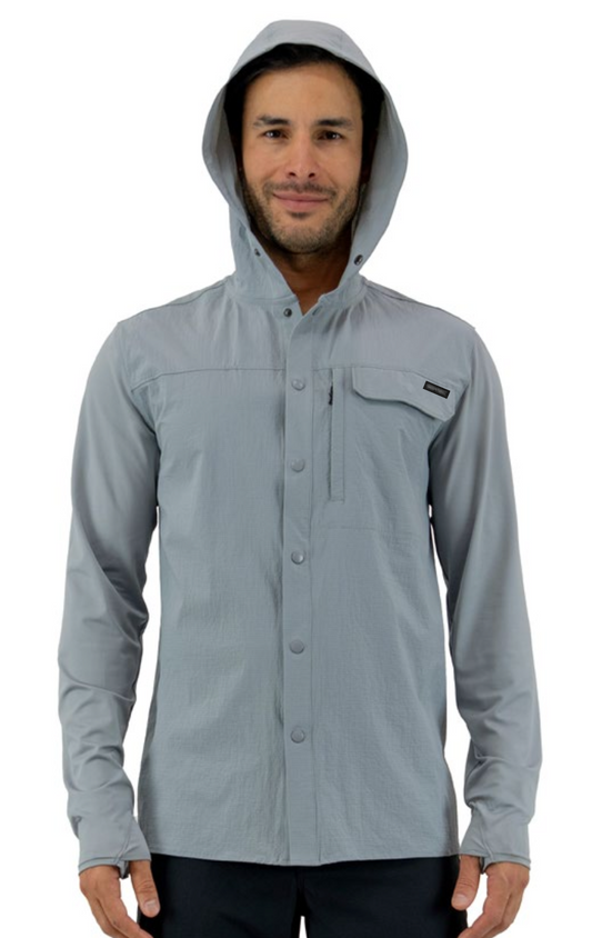 seatec mens cast performance fishing shirt lightweight stretch fishing button down with upf 50 sun protection