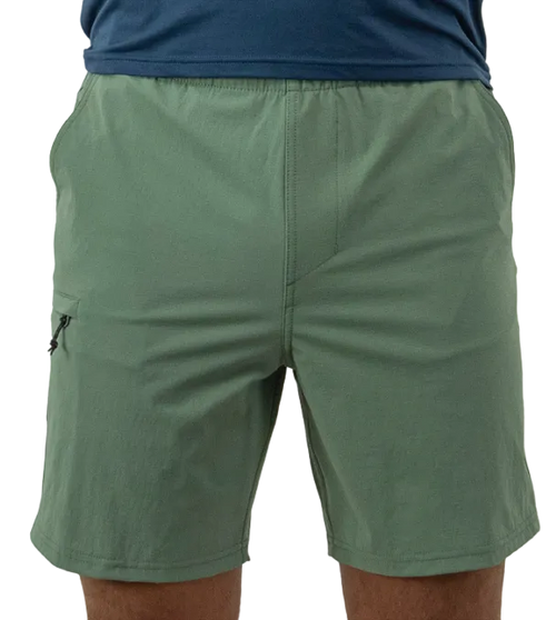 Seatec mens offshore performance walkshort lightweight ripstop fishing shorts with elastic waist and quick dry fabric