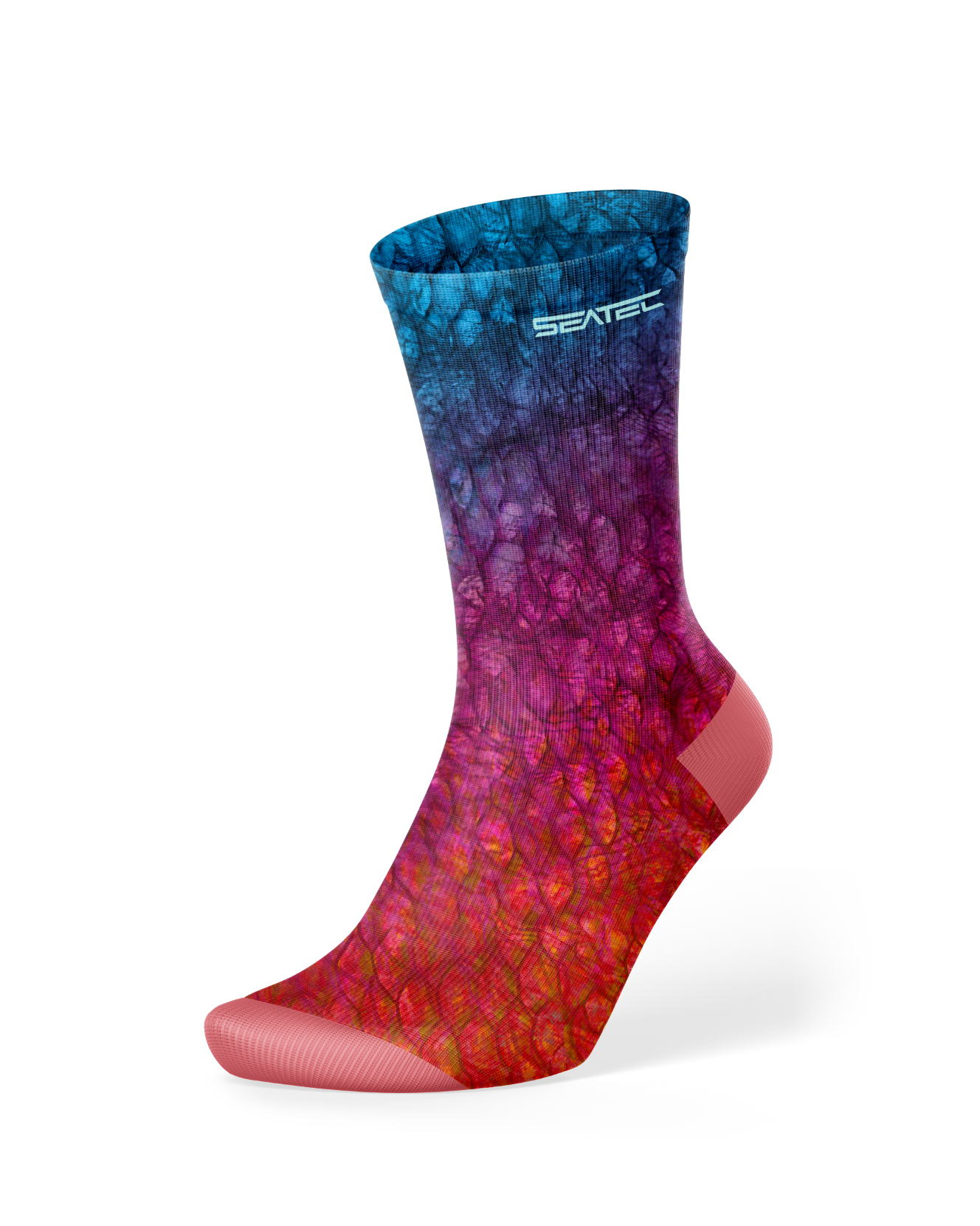 Seatec Outfitters Arowana Crew Dry-Deck Sock in bright colors with moisture-wicking, breathable, and anti-odor fabric for all-day comfort and performanc