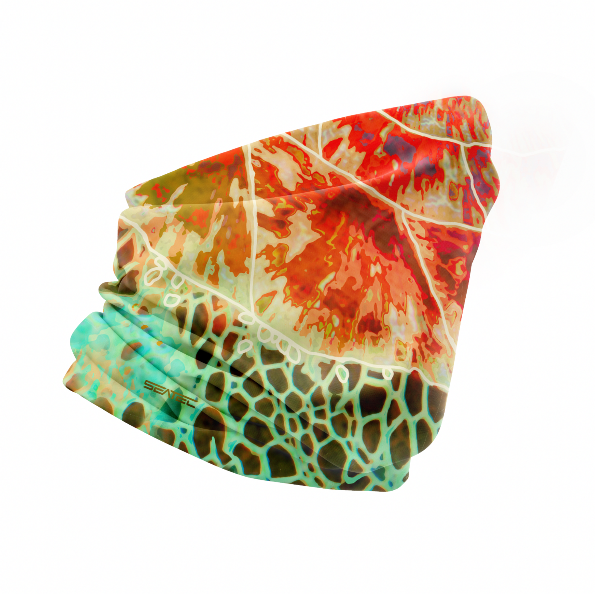 SEATEC Sea Turtle Shield – UPF 50+ performance fishing face shield with moisture-wicking and 4-way stretch”