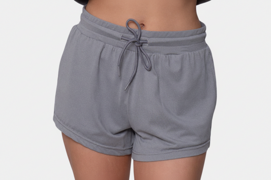 seatec womens ziggy lounge short soft stretch casual shorts with drawcord waistband